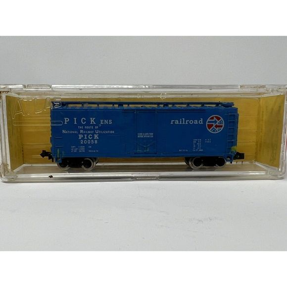 N Scale Atlas PICK Pickens Railroad Single Door Box Car #20058 - Picture 1 of 3